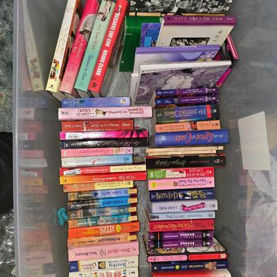 Tub of books