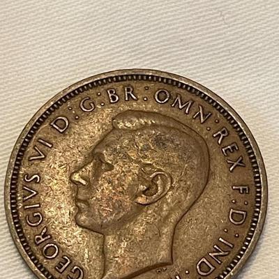 1953 HALF PENNY. 1940. HALF PENNY