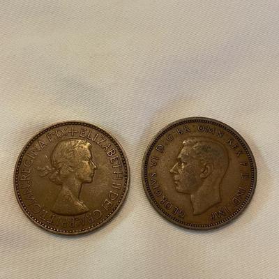 1953 HALF PENNY. 1940. HALF PENNY
