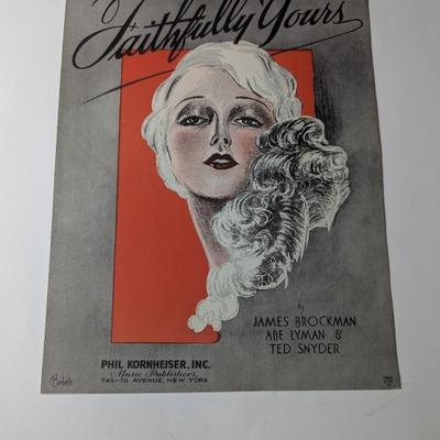 Vanities 1900's Vintage Sheet Music #1