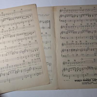 Vanities 1900's Vintage Sheet Music #1