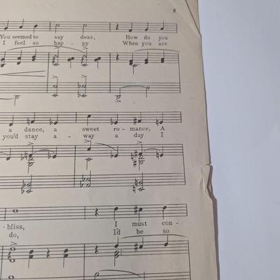 Vanities 1900's Vintage Sheet Music #1