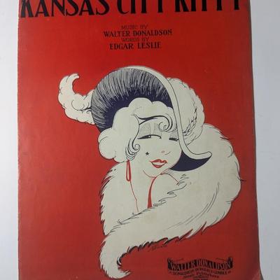 Earl Carroll Vintage Music Sheets - Edgar Leslie Kansas City Kitty #2