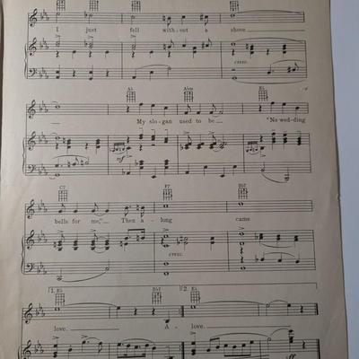 Vanities 1900's Vintage Sheet Music #3