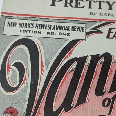 Vanities 1900's Vintage Sheet Music #3