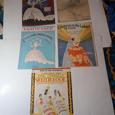 1900's Earl Carroll's Sketch Books - Vaniteaser - Vanilies