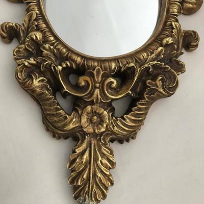 Pair of Compatible French Baroque Gilt Mirrors