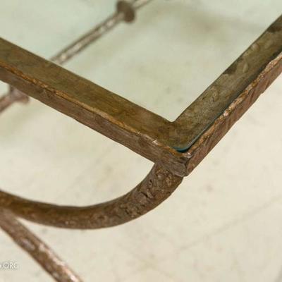Diego Giacometti Style Wrought Iron Coffee or Low Table