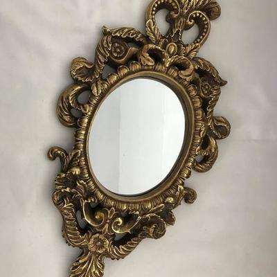 Pair of Compatible French Baroque Gilt Mirrors