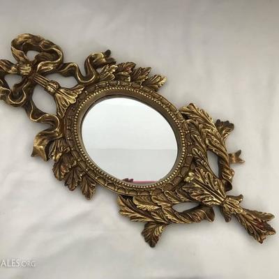 Pair of Compatible French Baroque Gilt Mirrors