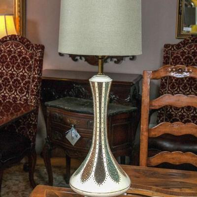 Pair of Signed Mid-Century Modern Lamps