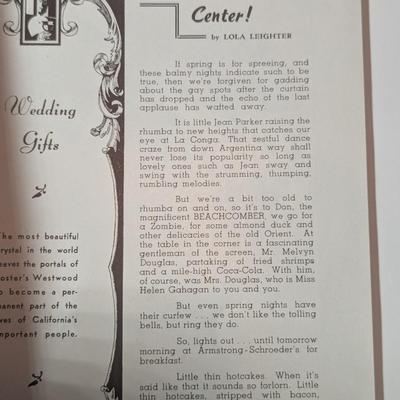 Earl Carroll's Sketch Books - Vaniteaser - Vanilies - Theatre Restaurant Hollywood