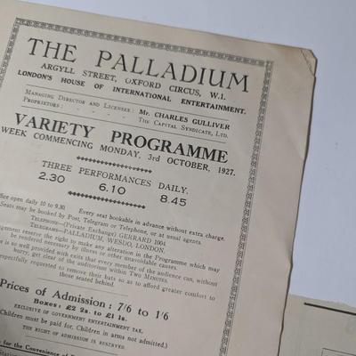 Theater Programs & Advertising Ads