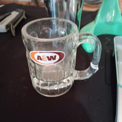 MALT SHOPPE MAKER, A & W MUGS, TRUCK AND HORSE TRAILER SHAKERS AND MORE