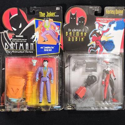 Sale Photo Thumbnail #46: Batman cartoon Action Figures The Joker & Harley Quinn New in box

Will receive both items as is.