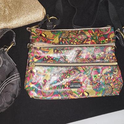 Sale Photo Thumbnail #158: Purse & Clutch lot Sakroots Multicolor Crossbody Handbag