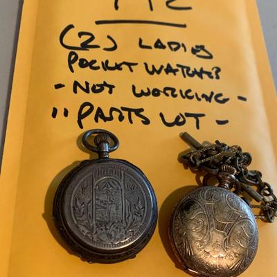 TWO Early Woman’s Pocket Watches
