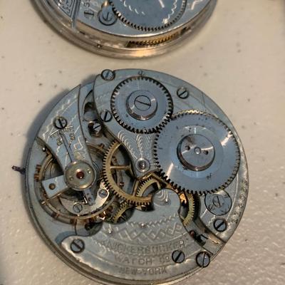 Large Lot - Pocket Watch Movements w/ Dials