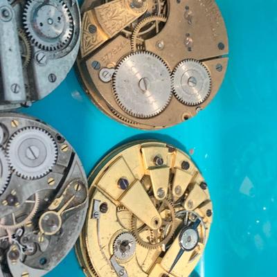 Large Lot - Pocket Watch Movements