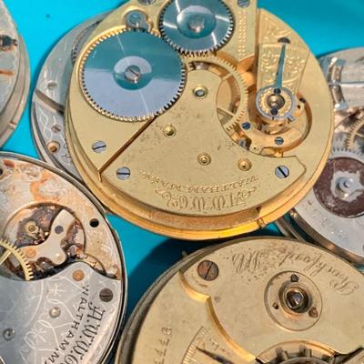 Large Lot - Pocket Watch Movements