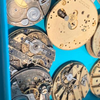 Large Lot - Pocket Watch Movements