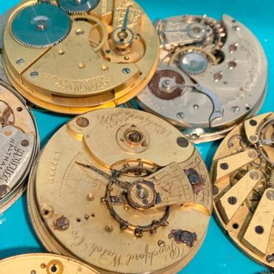 Large Lot - Pocket Watch Movements