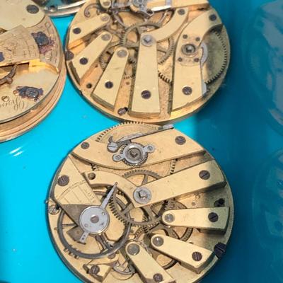 Large Lot - Pocket Watch Movements