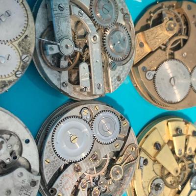 Large Lot - Pocket Watch Movements