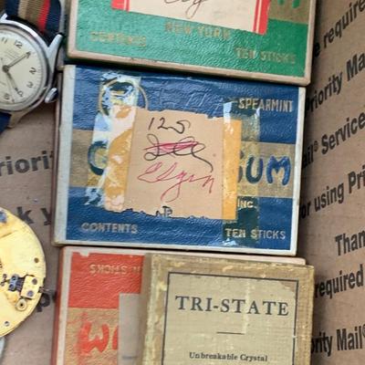 Huge Lot - Misc Parts - Pocket Watches / Wristwatches