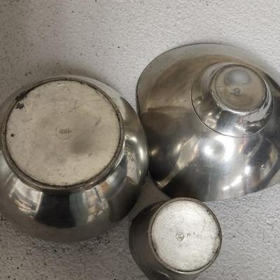 Sale Photo Thumbnail #328: Lot of silverplated and pewterware.
