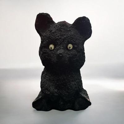 Sale Photo Thumbnail #507: Carved Ohio Coal Black Bear.  Approximately 3.25" Tall