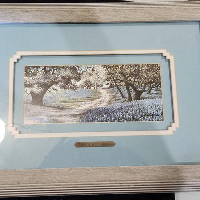 Sale Photo Thumbnail #262: Vintage Art Painting Take the Blue Road HomeI