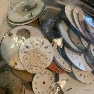 HUGE LOT - Pocket Watch Dials