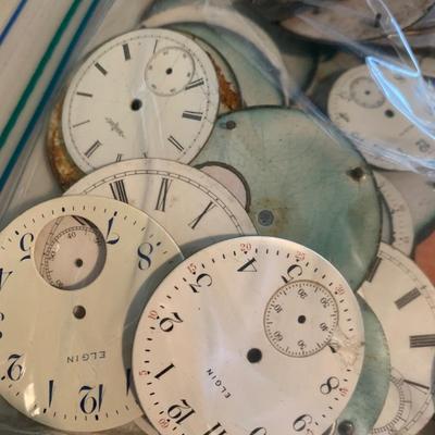 HUGE LOT - Pocket Watch Dials