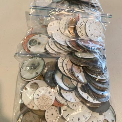 HUGE LOT - Pocket Watch Dials