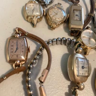 Large Lot - Vintage Women’s Watches / Parts