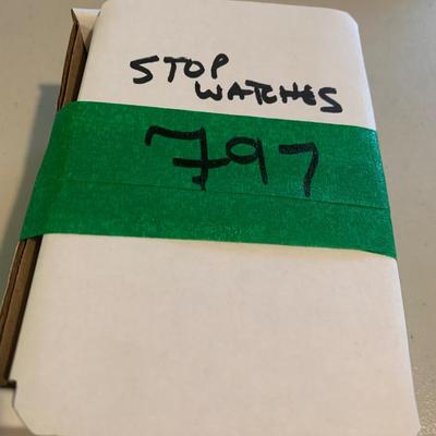 THREE Vintage Stop Watches