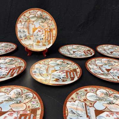 Japanese Kutani Ware Set c1910