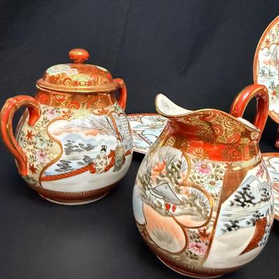 Japanese Kutani Ware Set c1910