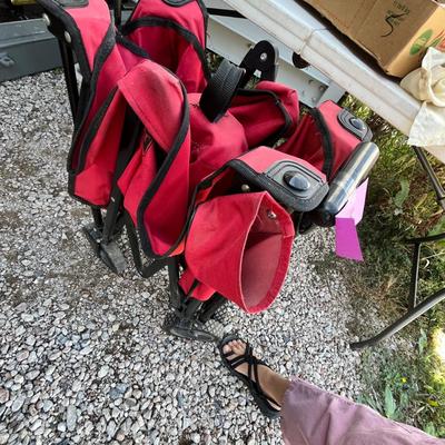 Lot 55 Red Fold up wagon