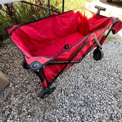 Lot 55 Red Fold up wagon