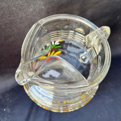 Lot 62 Vintage Pitcher w/ Floral design