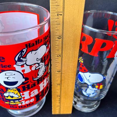 Lot 64 Snoopy Tumblers