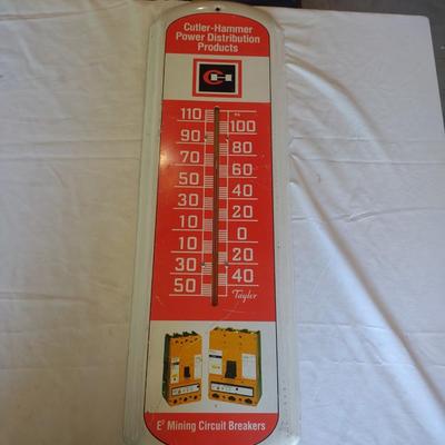 CUTLER-HAMMER POWER DISTRIBUTION PRODUCTS METAL THERMOMETER