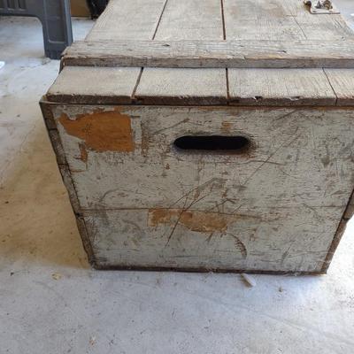 OLD STORZ BEER WOODEN CRATE