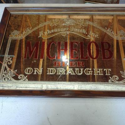 MICHELOB BEER MIRRORED SIGNS