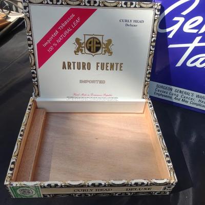 TALL CAMEL ASHTRAY AND 2 CIGAR BOXES