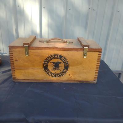 NATIONAL RIFLE ASSOCIATION WOODEN CRATE