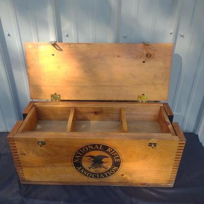 NATIONAL RIFLE ASSOCIATION WOODEN CRATE