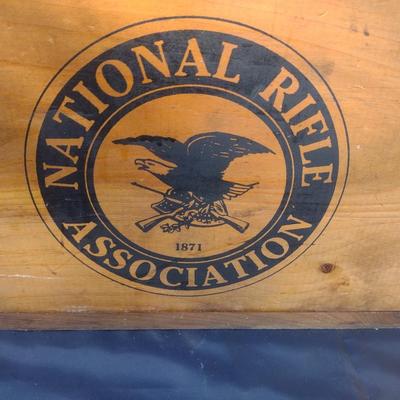 NATIONAL RIFLE ASSOCIATION WOODEN CRATE